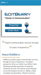 Mobile Screenshot of editberry.com